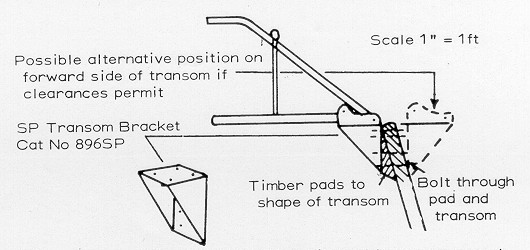 SP Gear Transom Bracket